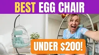 The Best Swinging Egg Chair on Amazon | Review & Reasons I Love It!