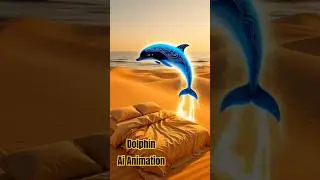 dolphin AI animation video #youtube #youtubeshorts #phonk