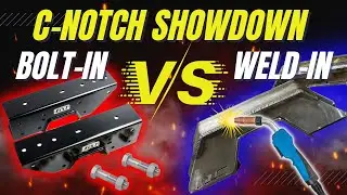 Squarebody C10 Truck C Notch Install - Bolt or Weld In, Which Is Better?