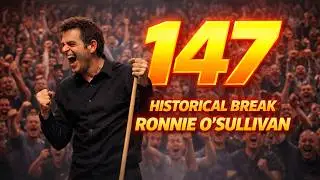 This is a phenomenal 147 break by Ronnie O'Sullivan | Snooker
