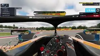 F125 Rd 6, FP1 Practice, Spain Barcelona, F2 Career 100% race distance, no assists, Cockpit camera