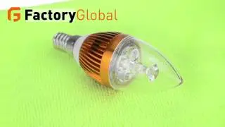 85V - 265V 3W E14 LED Light Bulb Candle Lamp White