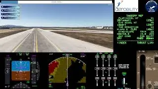Worldflight 2025 test flight between Sofia & Istanbul in the Aerowinx 747
