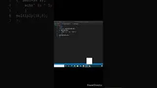 program to multiply two number by function #shorts #codewala #function