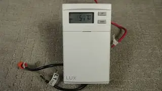 Installing a LUX ELV4e Thermostat for a Baseboard Heater