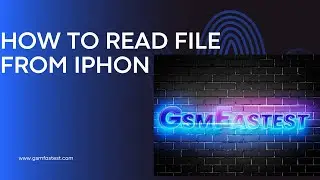How To Read File From iPhone | GsmSalman