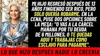Mi hijo volvió tras 13 años exigiendo sus derechos. No sabía que la policía venía en camino.