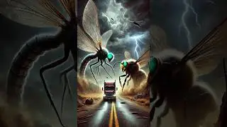 Giant Dragonfly vs. Giant Wasp
