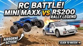 Ford RS200 соревнуется с Traxxas Mini Maxx &mdash; кто быстрее?