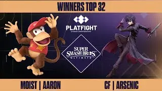 Moist | Aaron vs CF | Arsenic - Platfight 2024 - Smash Ultimate: Winners Top 32