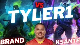 TYLER1 | BRAND VS KSANTE | TOP GAMEPLAY | Patch 16.1 / Season 16 | #LeagueofLegends
