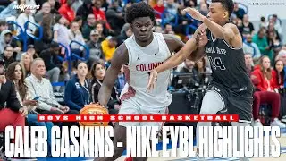 4⭐️ Caleb Gaskins NIKE EYBL session 4 highlights!🏀