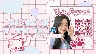 qr code deco tutorial - how to make template qr on ibis paint x!