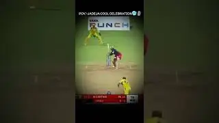 Jadeja cool celebration | jadeja fielding | csk fans #csk #rcb #shorts #cricket