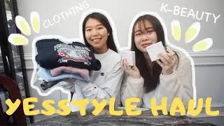 YESSTYLE HAUL [Beauty Products + Clothing Try On]