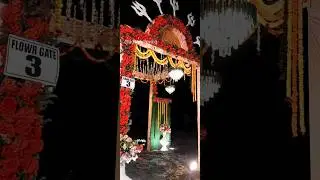 MATA PUJA GATE DECORATION 2025//Flower Gate Decoration Ideas//#shorts #adsandipvlog