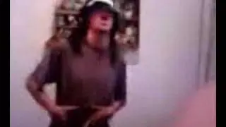 Nico haciendo el ridiculo