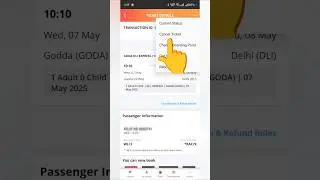 How to Cancel a Train Ticket #train #ticket #cancel #irctc #railticket
