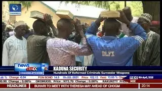 Kaduna Security: Hundreds Of Reformed Criminals Surrender Weapons