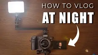 How to VLOG AT NIGHT - what light to use for vlogging | video LIGHTING FOR VLOGS with APUTURE MC