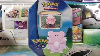 Pok&eacute;mon GO Blissey Gift Tin Opening