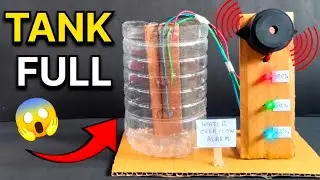 Water Overflow Alarm Using LED & Buzzer | DIY Smart Water Saver 