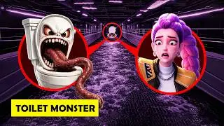 SERIOUSLY?😱 Our DRONE RECORDED: TOILET EATER hunting KPOP DEMON HUNSTER RUMI at 3 AM in REAL LIFE!