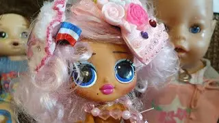 Кукла Лол омг розовая и беби бон! эксклюзив. lol surprise OMG pink exclusive baby born