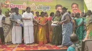 ஆவடி மாநகராட்சி மகளிர் சுய உதவிக் குழுக்கள் சார்பில் மாபெரும் பொங்கல் விழா நடைபெற்றது வாழ்த்துக்கள் 