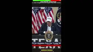 President Trump in Texas Disaster Zone |  Emotional Roundtable #BreakingNews #Trump #Texas
