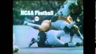 ABC NCAA Football Slide And Pre-Emption Notice 11/23/72