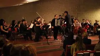 Astor Piazzolla: Escualo (Peter Bufano, Accordion, Motoki Tanaka, Boston String Players)