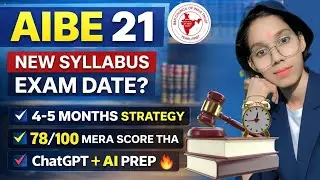 AIBE 21 Best Preparation Strategy | 3 Months Study Plan + AI Use | Maine 78/100 Kaise Score Kiya ✅