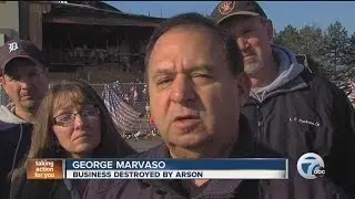Business owner reacts to arson determination