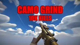 Masochist grinds gold camo on M4