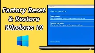 How to Reset and Restore Default Settings in Windows 10