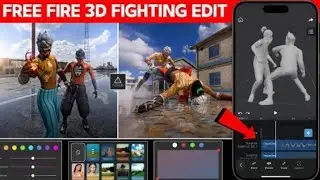 Free Fire 3D Fighting Reels Editing Tutorial | Free Fire 3D Animation Edit | FF Reels Edit