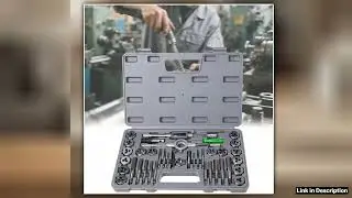 40Pcs Tap Die Set Hand Thread Plug Taps Hand Threading Tool Screw Thread Wrench Dies Kit with Stora