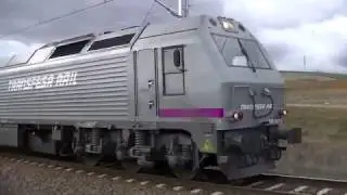 Renfe Alvia S 121 y Transfesa S 333.309 Varillero