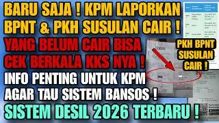KPM CEK ! KOMPAK CAIR BPNT & PKH SUSULAN  DI KKS BANK INI ! UPDATE INFO DESIL TERBARU 2026 !