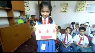 PAPER CUTTING ACTIVITY AND CONVERSATION WITH THE STUDENTS~CASET EXPERIMENTAL SCHOOL