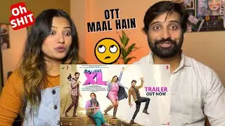 Double XL (Official Trailer) Sonakshi Sinha, Huma Qureshi | REACTION | Funkie Couple Vlogs