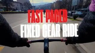 Fixed Gear Riding at Full Speed | NO BRAKES (POV)
