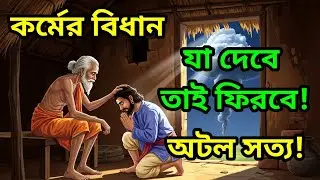 কর্মের বিধান:যা দেবে, তাই ফিরবে!অটল সত্য Bangla story | bangla motivational story
