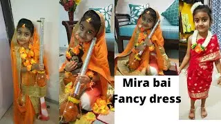 #kids fancy dress competition Anika (Meerabai) 😘😘😘