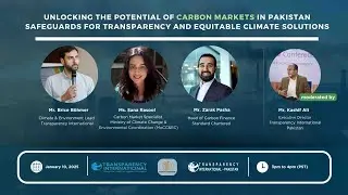 Webinar on Carbon Market - Transparency International Pakistan