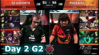 G2 eSports vs Phoenix1 | Day 2 of NA vs EU Rift Rivals 2017 LoL | G2 vs P1 #RiftRivals
