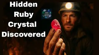 Ruby Discovery 💎 Deep Inside a Hidden Cave! #ruby #gemstone #rubystone