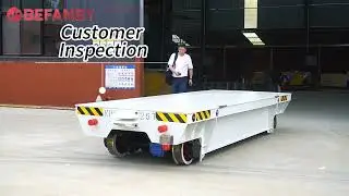25 Tons Mold Electric Transfer Carts,Battery Powered Rail Handling Trolley