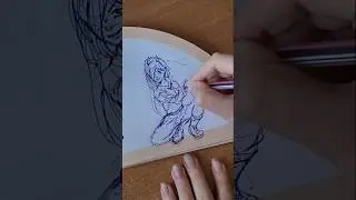 Знакомы с этой дамой?👀 #скетч #художник #анимерисунок #speedart